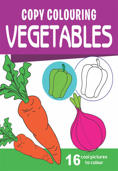 Coping Colouring Vegetables - Nestling Books - ncbhpublisher.in